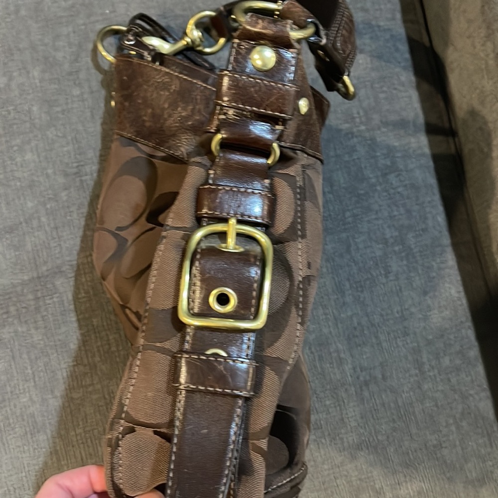Coach boho brown shoulder bag - Picture 4 of 10